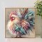 Paint by Numbers Kit for Adults, Rooster Paint by Numbers Kit for Adults Beginners, DIY Acrylic Painting on Canvas for Home Wall Art Decor(16x16Inch